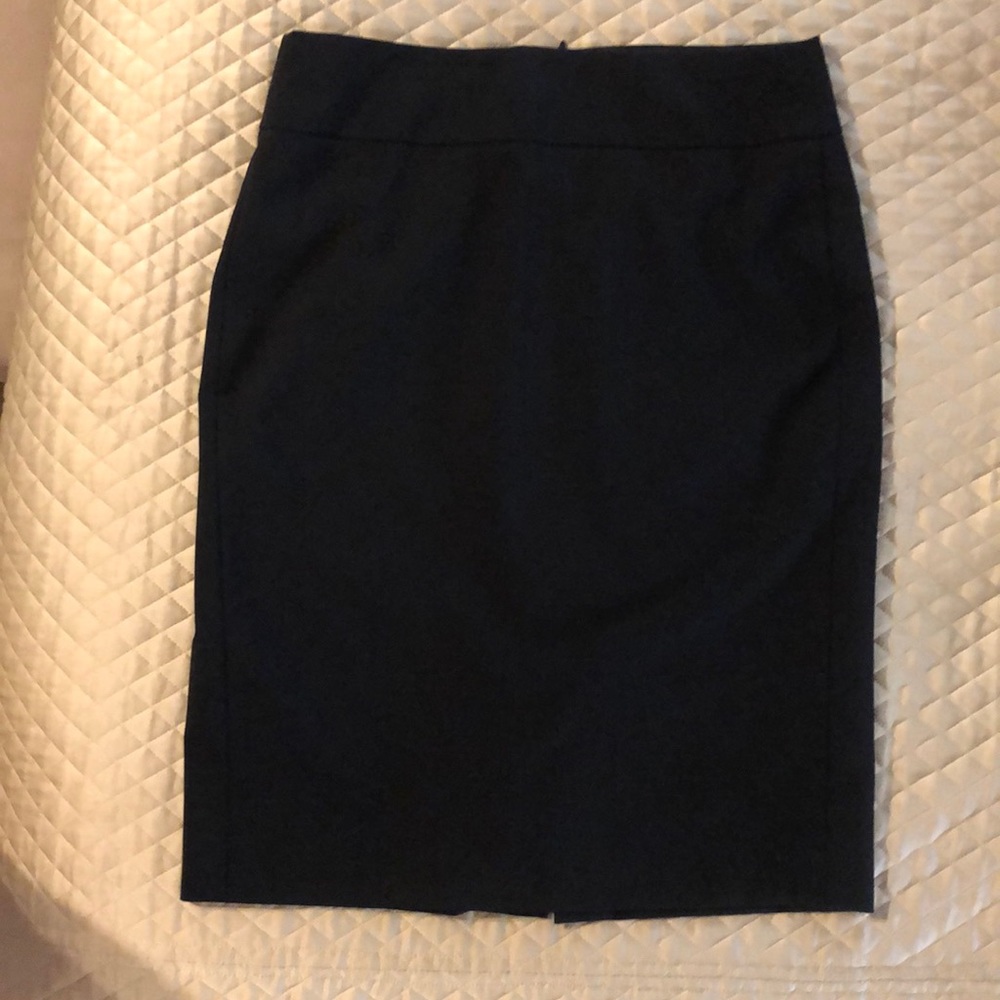 Banana Republic black wool skirt